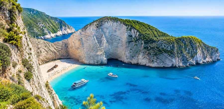 5. Zakynthos – Beaches, Blue Caves & Marine Life