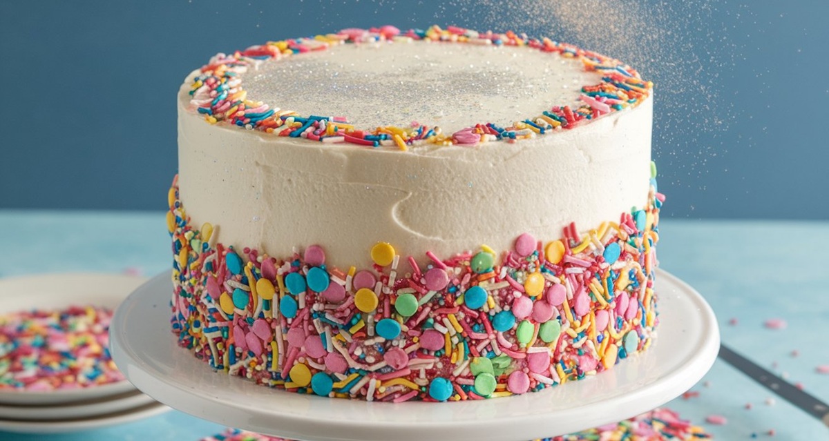 Vanilla Confetti Cake Recipe