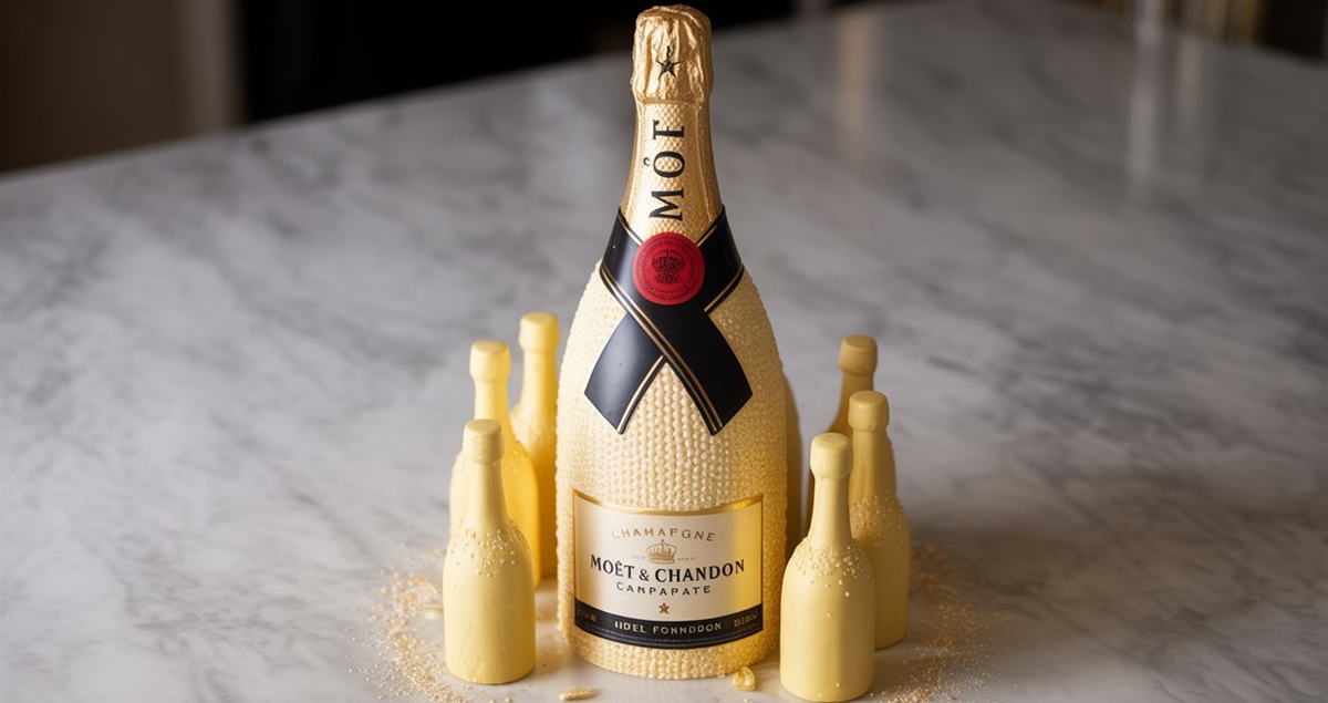 Champagne Bottle Cake Recipe
