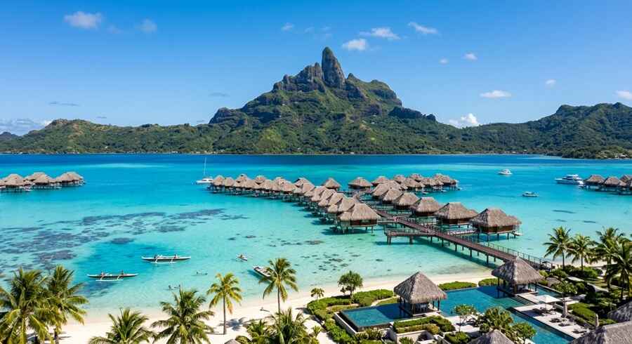 3. Bora Bora, French Polynesia – Tropical Luxury