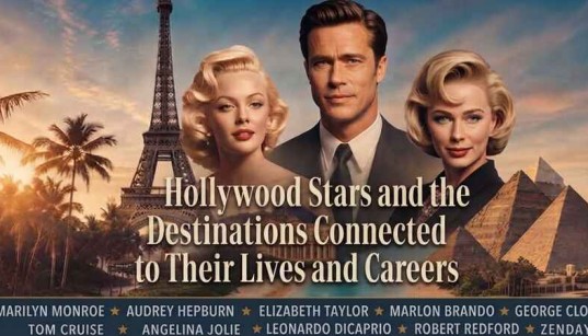 10 Hollywood Stars and the Destinations Connected to Their Lives and Careers
