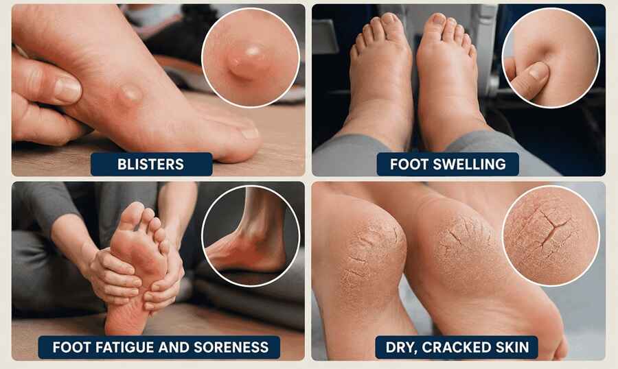 Foot Problems Travelers Face