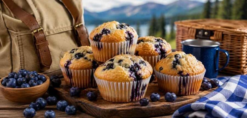 Blueberry Muffins j