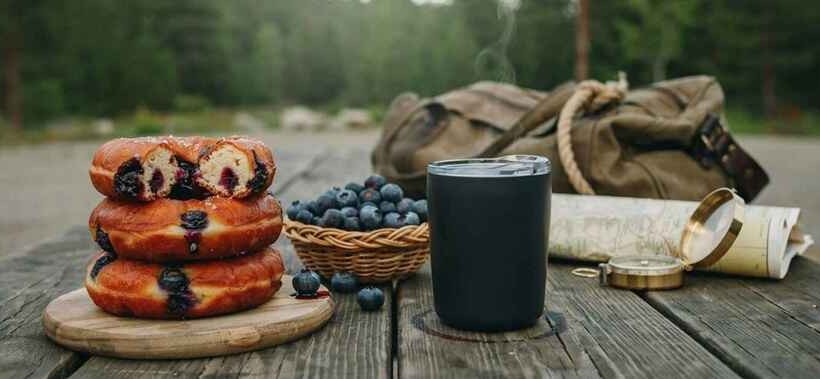 Blueberry Donuts j