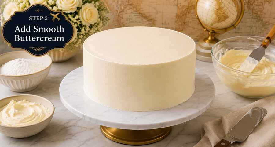 Step 3: Add Smooth Buttercream
