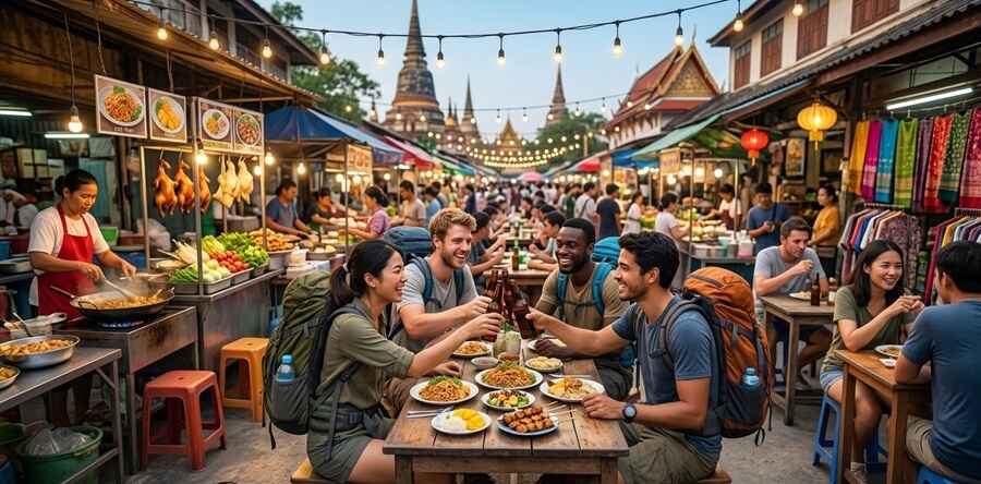 2. Thailand – Budget-Friendly & Social